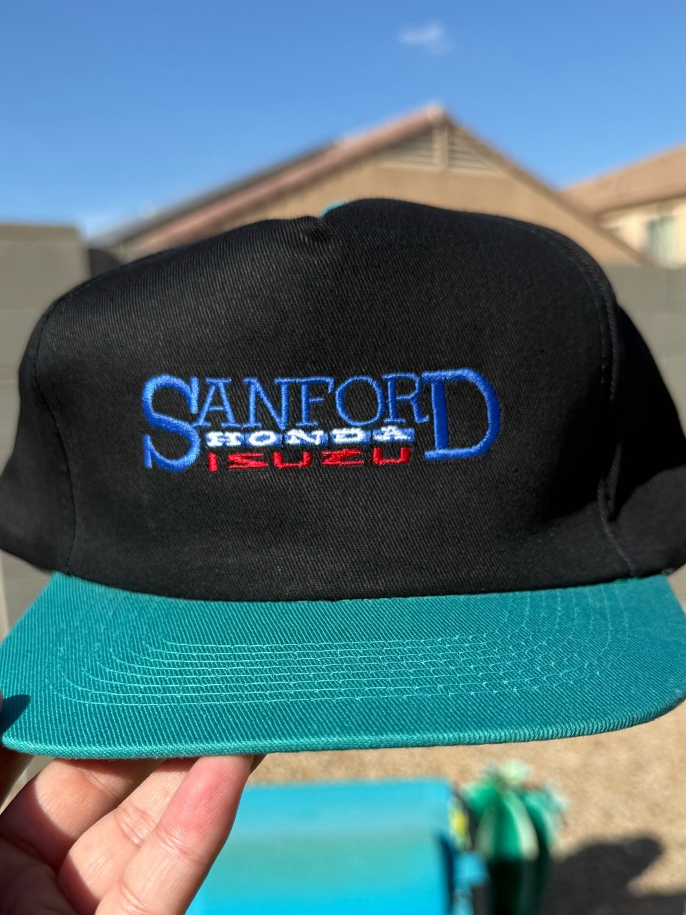 Rare Honda Isuzu vintage embroidered SnapBack trucker hat great condition jdm